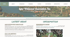 Desktop Screenshot of lake-wildwood.com